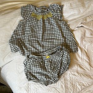Baby B’Gosh matching set gingham